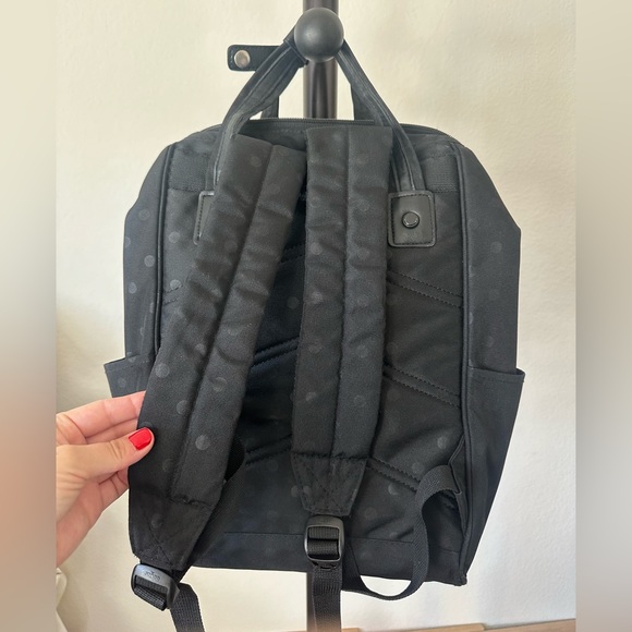 Black pokadot backpack - Picture 2 of 6